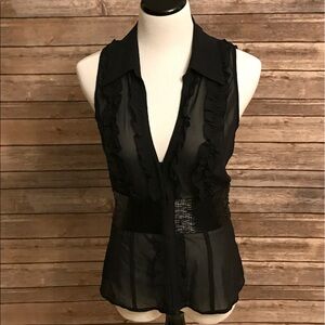 Marciano silk sleeveless top Size Medium